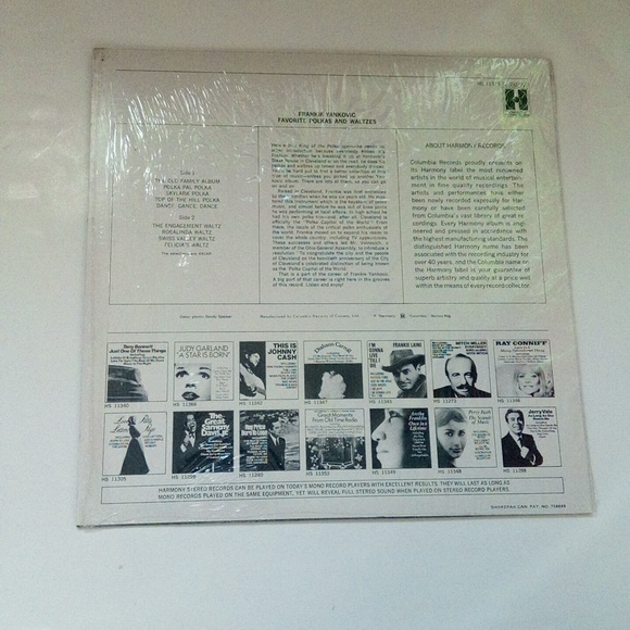 Frankie Yankovic – Favorite Polkas & Waltzes (Stereo HS 11375) – Vintage Vinyl - Picture 3 of 5